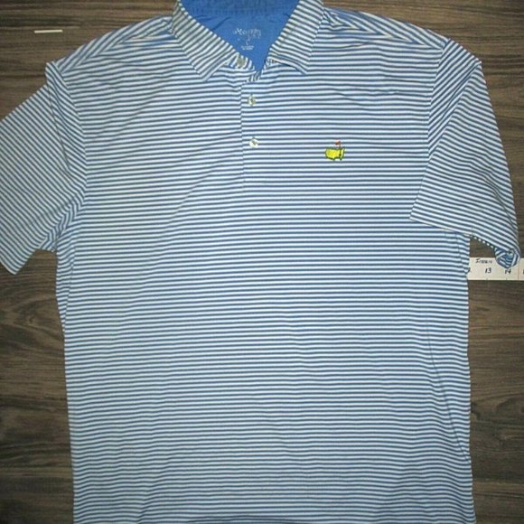 Masters Tech Other - Masters Tech Blue Masters Golf Polo Shirt LG